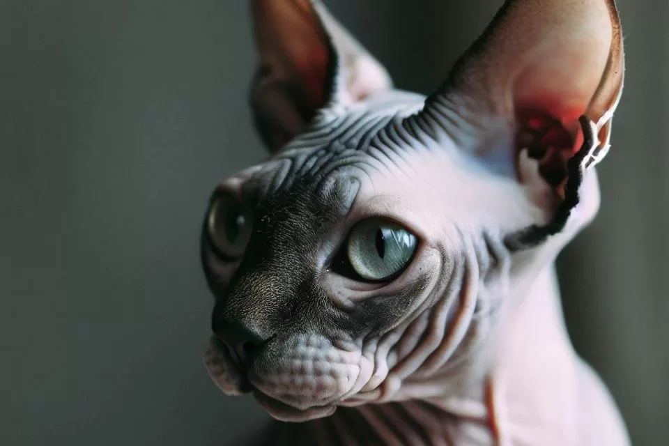 imagem de um gato da raça sphynx